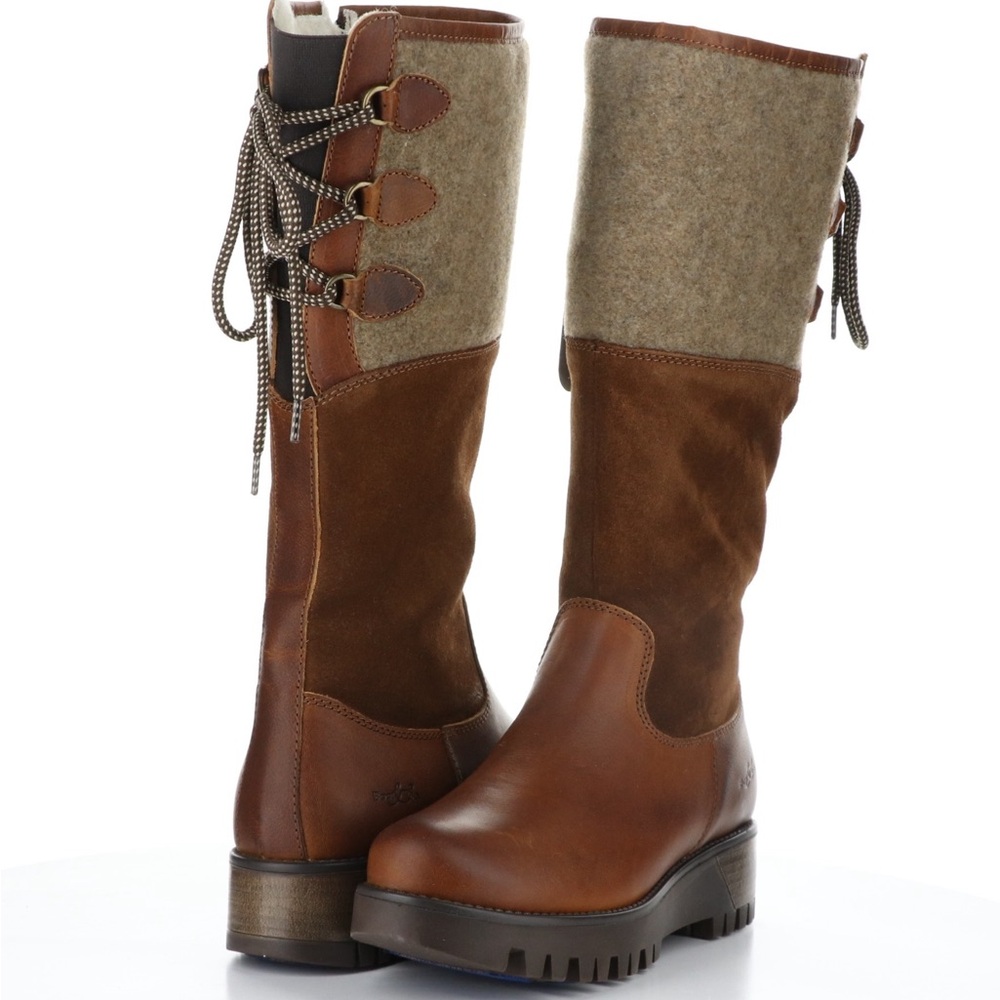 Bos&Co Goose Prima Boots in Cognac